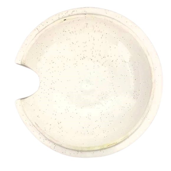 Vintage 1.5 Quart Speckled Floral Soup Tureen Serving Bowl And Ladle - Picture 11 of 14